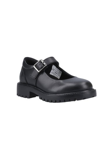 Hush Puppies Black Aurora Junior Shoe
