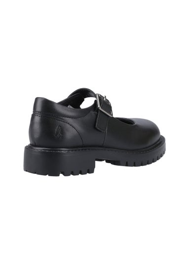 Hush Puppies Black Aurora Junior Shoe