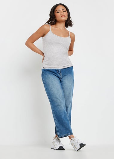 PixieGirl Petite 3 Pack Black & White Cami Vest Tops