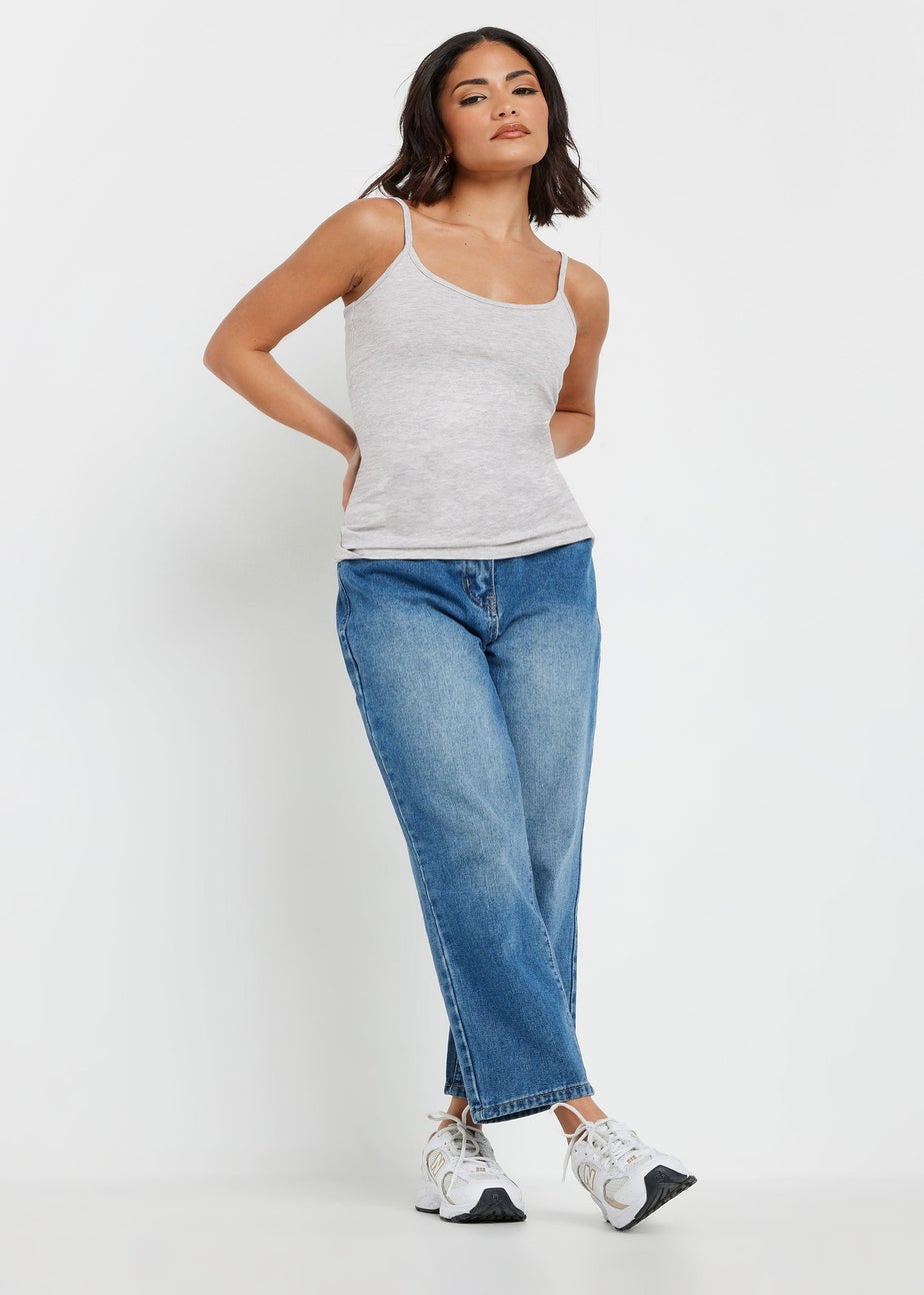 PixieGirl Petite 3 Pack Black & White Cami Vest Tops