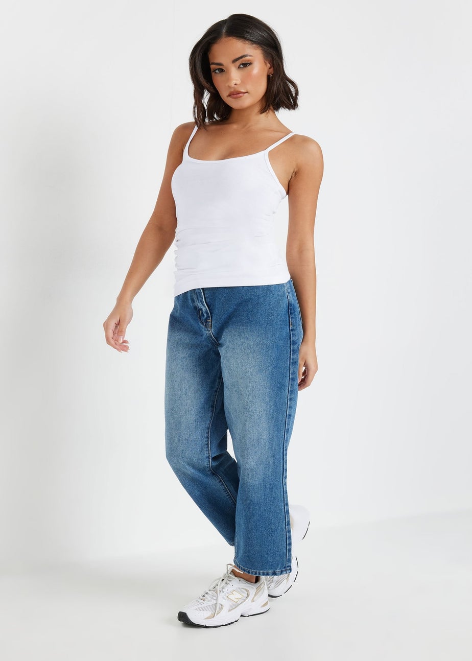 PixieGirl Petite 3 Pack Black & White Cami Vest Tops