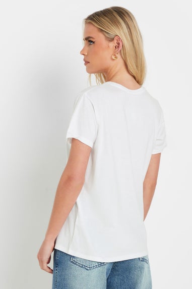 Pixiegirl White Cotton Fruity Graphic T-Shirt