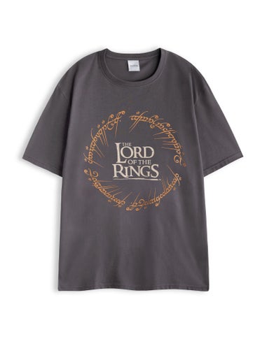 Vanilla Underground Lord Of The Rings Adults Black Logo Pyjama Set