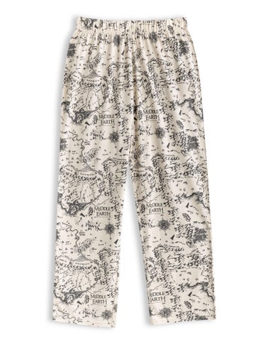 Vanilla Underground Lord Of The Rings Adults Black Logo Pyjama Set