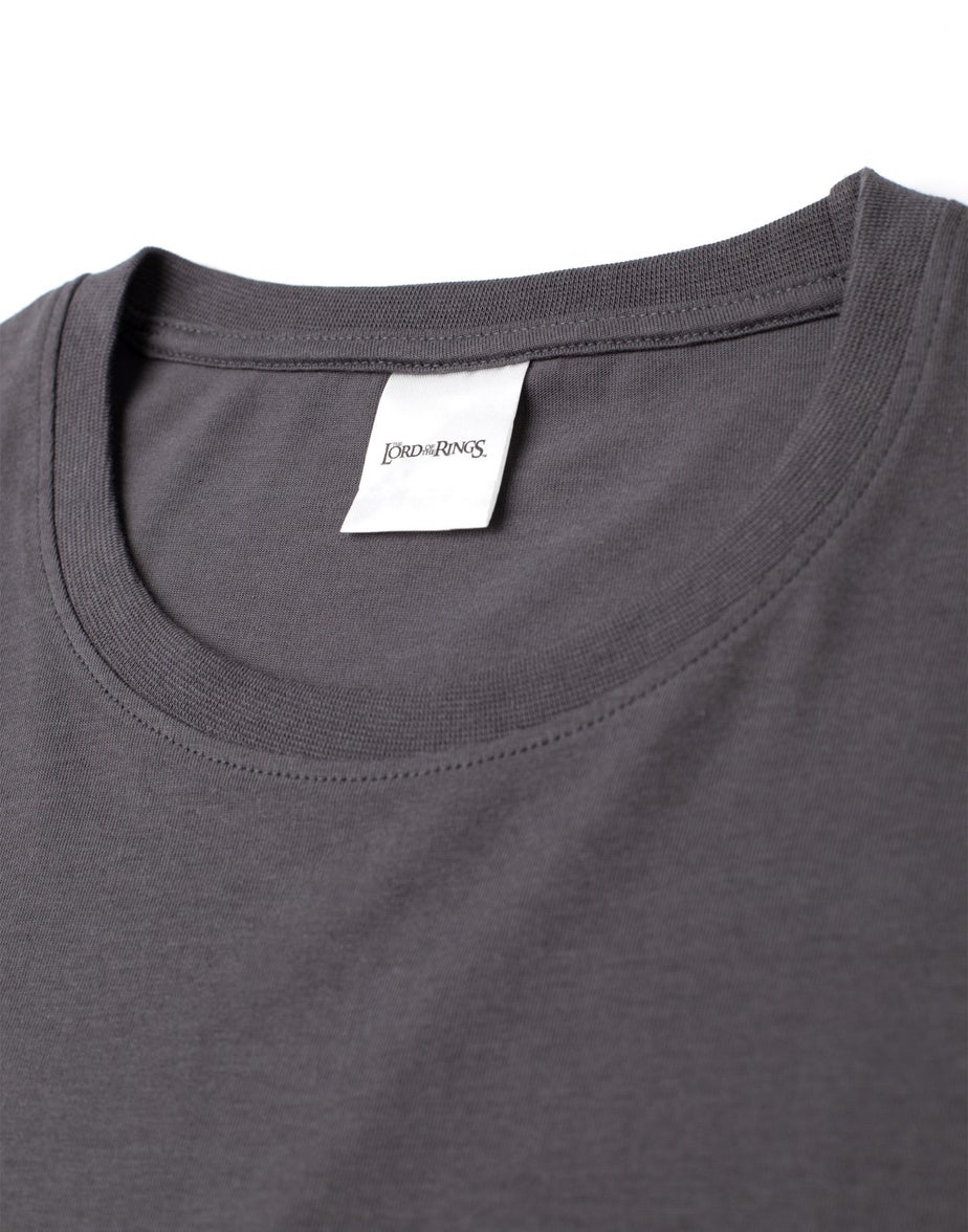 Vanilla Underground Lord Of The Rings Adults Black Logo Pyjama Set