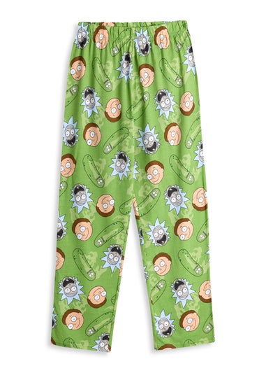 Rick & Morty Adults Multi Coloured Pickle Rick Pyjama Set