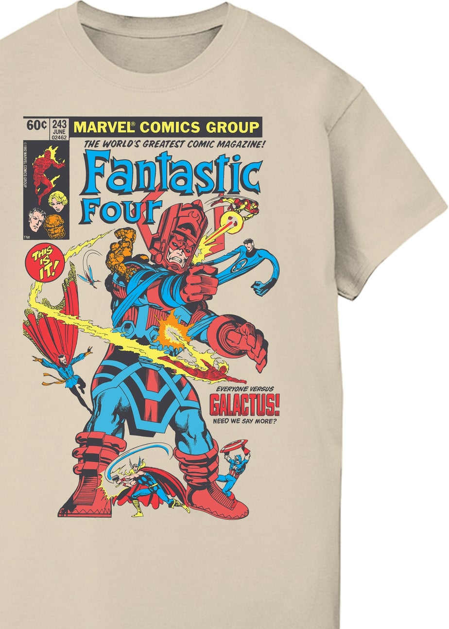 Marvel Fantastic Four First Comic Cover Sand Graphic T-Shirt
