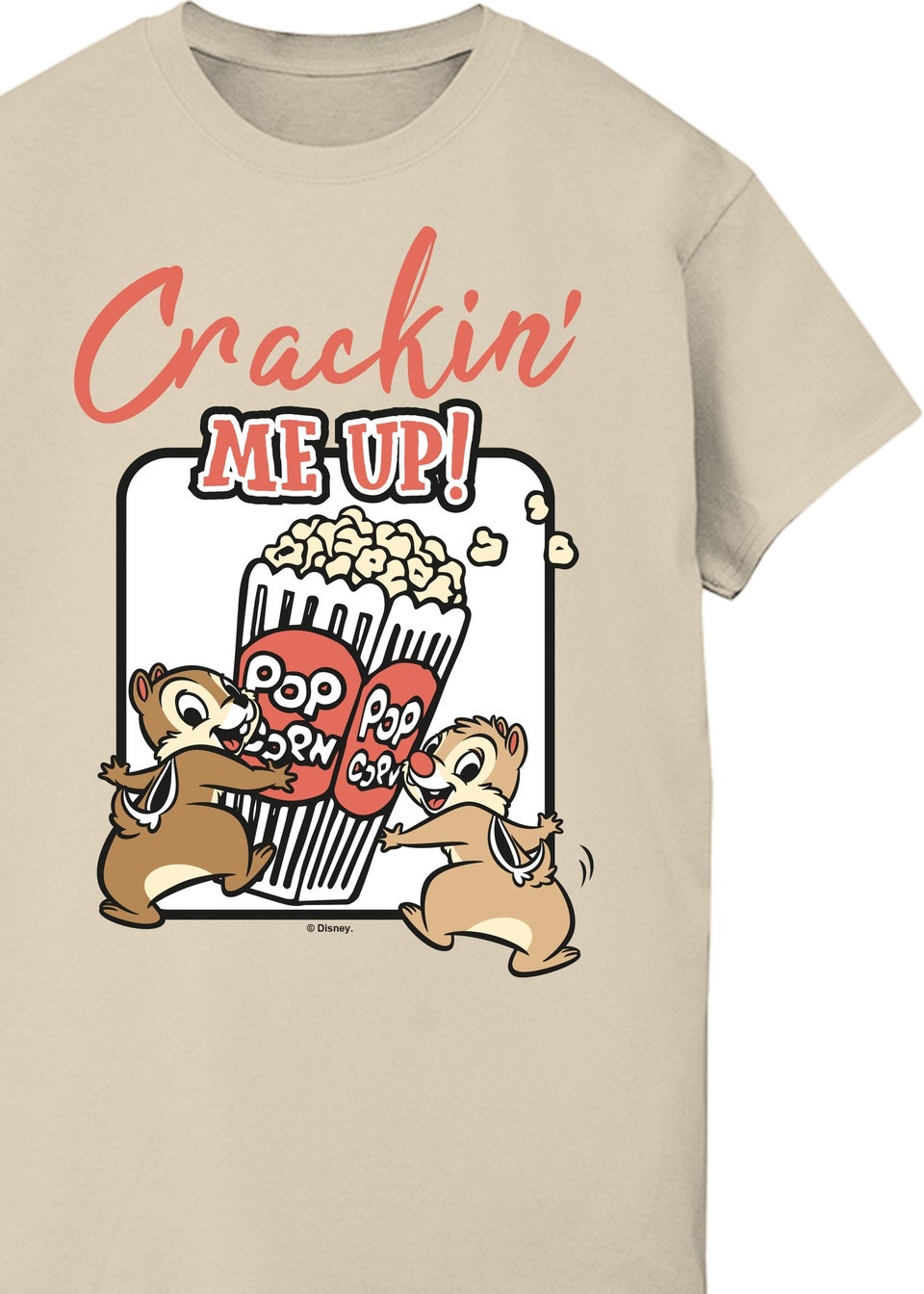 Disney Chip N Dale Crackin Me Up Sand Graphic T-Shirt