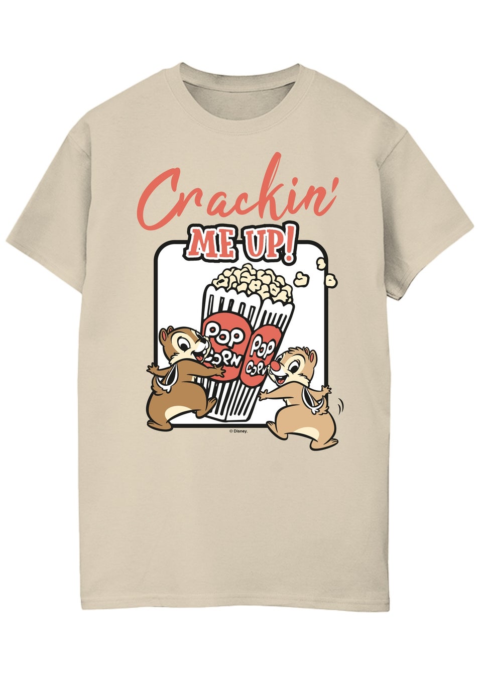 Disney Chip N Dale Crackin Me Up Sand Graphic T-Shirt