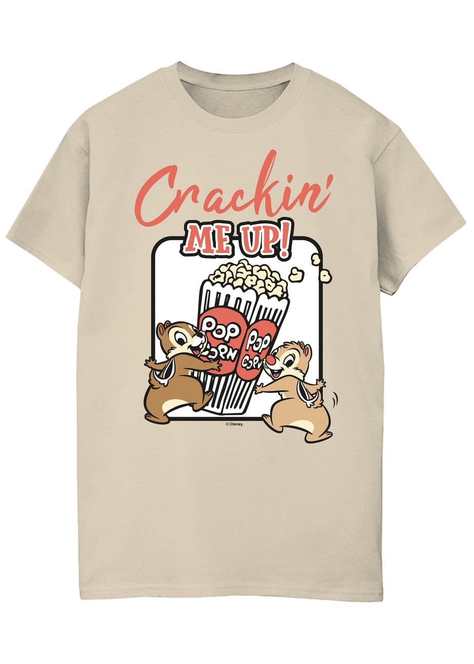 Disney Chip N Dale Crackin Me Up Sand Graphic T-Shirt