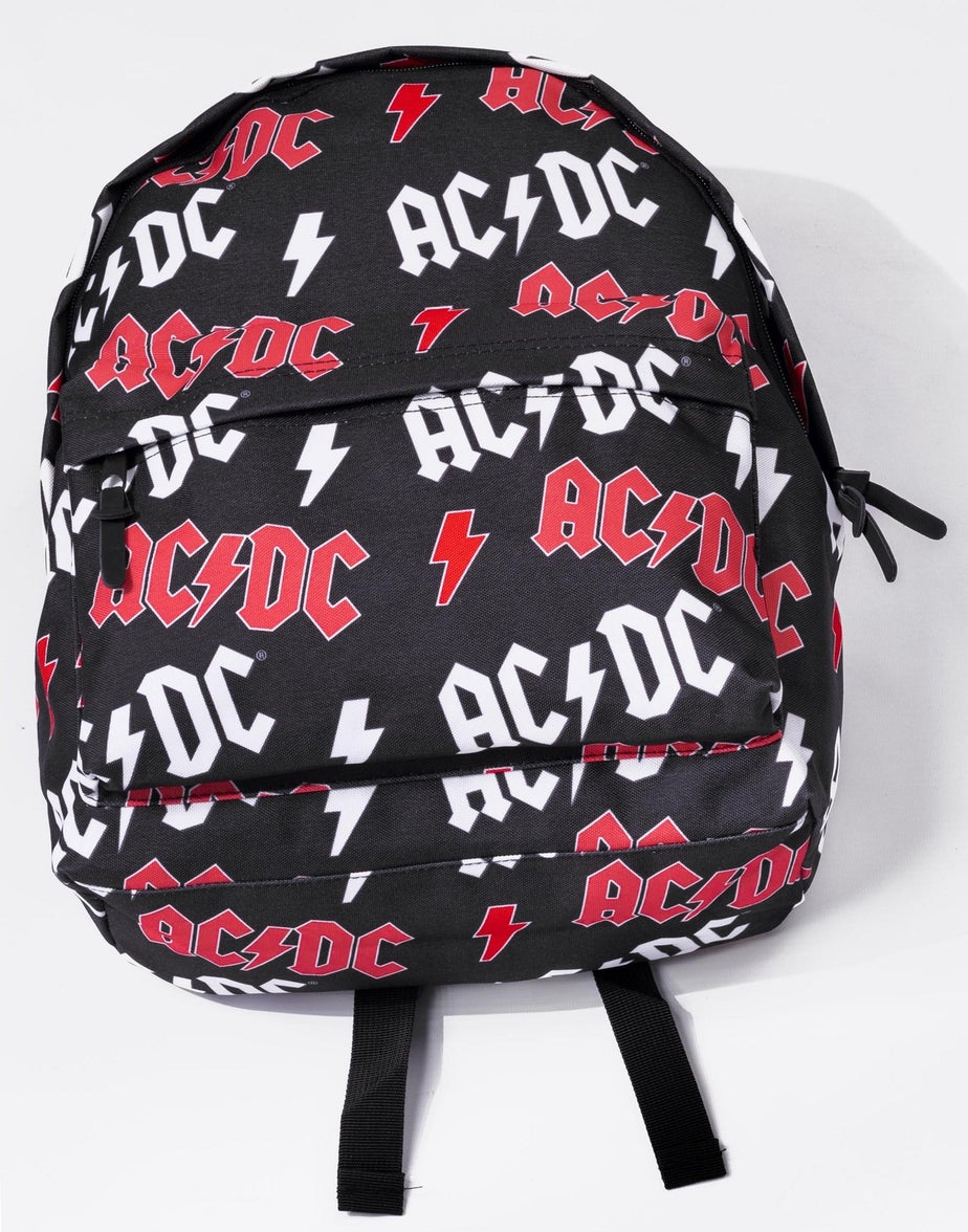 AC/DC Lightning Black Backpack