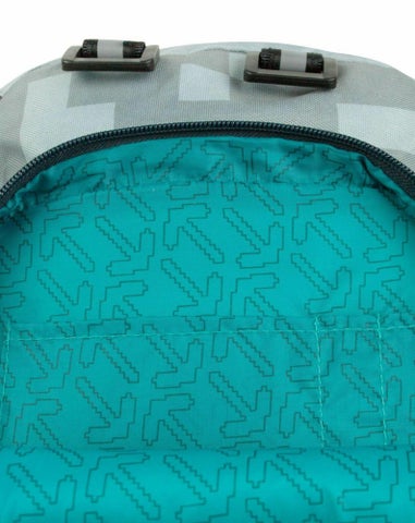 Vanilla Underground Minecraft Block Kids Silver Mini Backpack