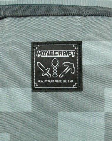 Vanilla Underground Minecraft Block Kids Silver Mini Backpack