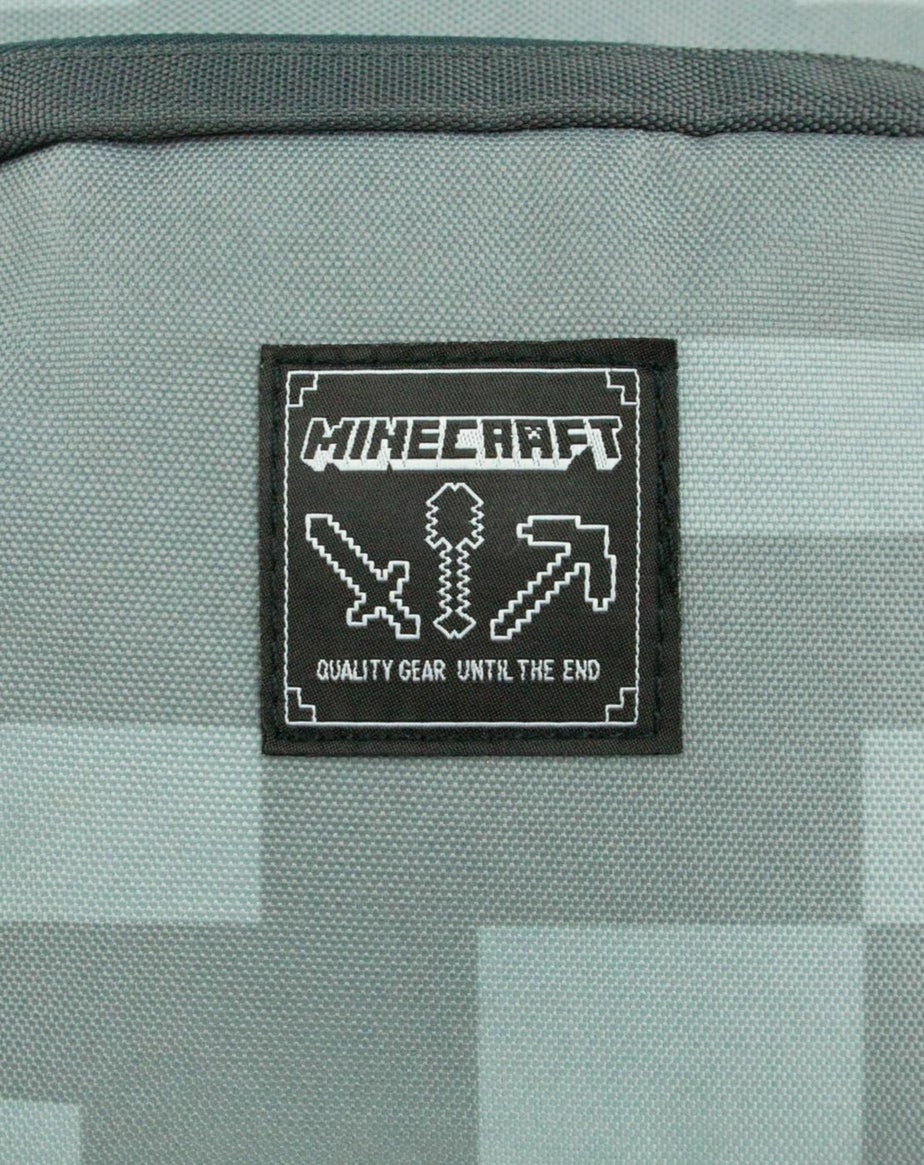 Vanilla Underground Minecraft Block Kids Silver Mini Backpack