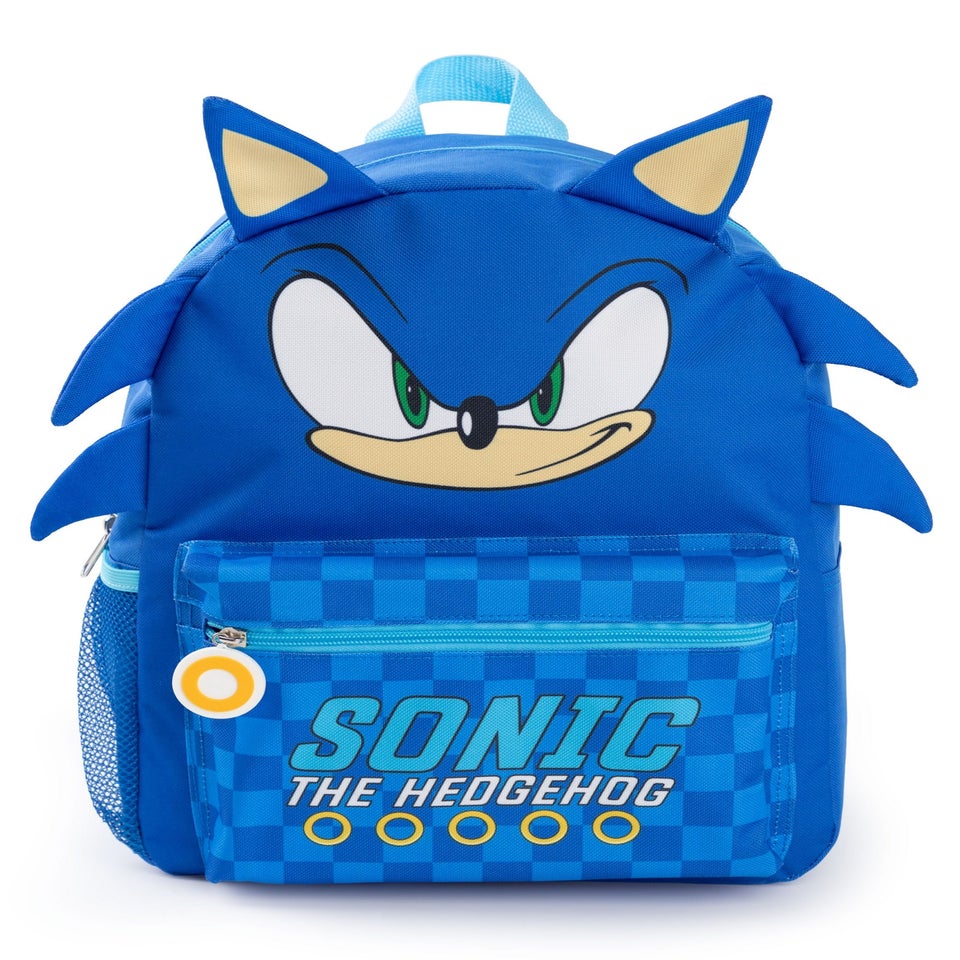 Sonic the Hedgehog 3D Kids Blue Backpack