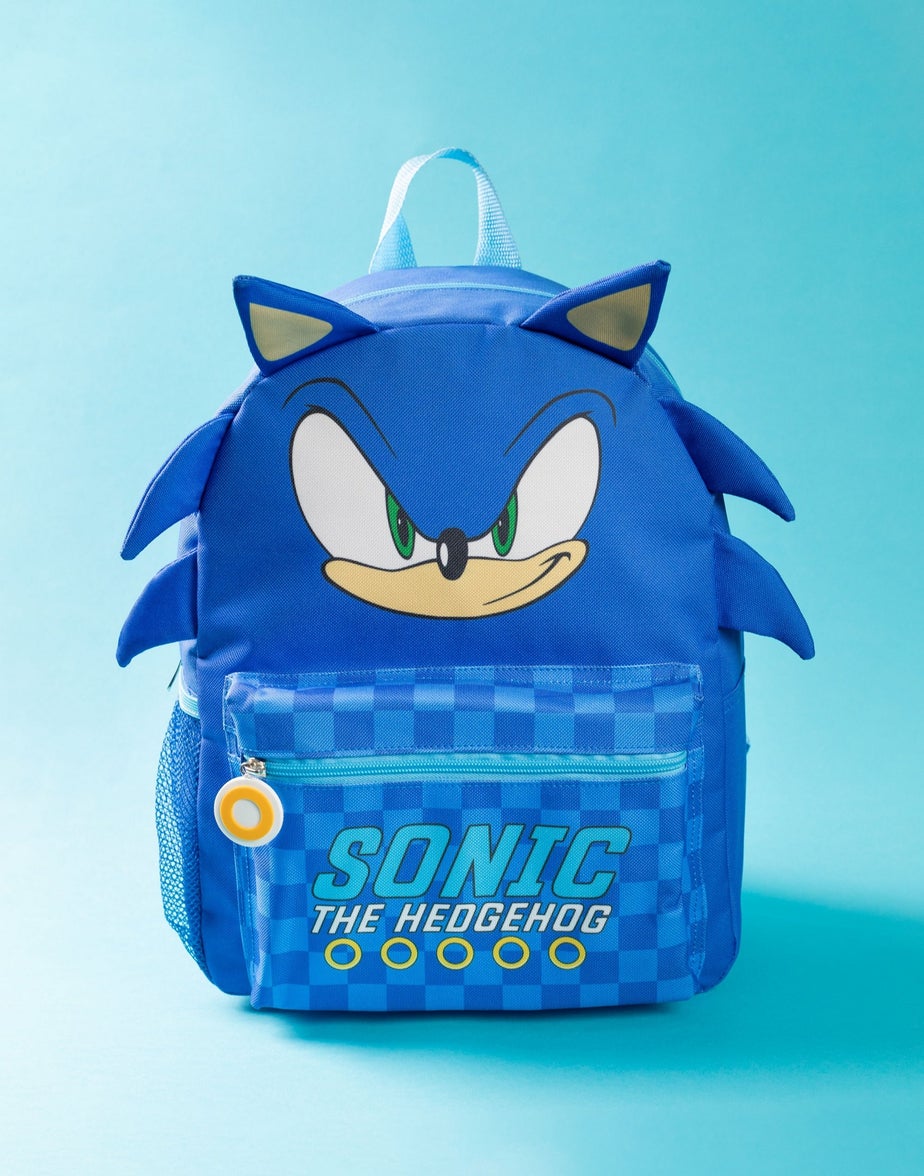 Vanilla Underground Sonic the Hedgehog 3D Kids Blue Backpack