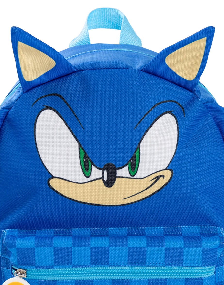 Vanilla Underground Sonic the Hedgehog 3D Kids Blue Backpack