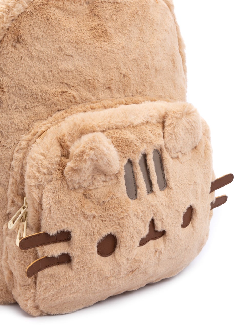 Vanilla Underground Pusheen Beige Fur 3D Whiskers Backpack