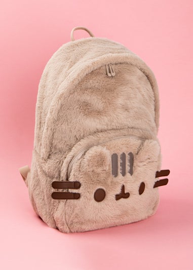 Vanilla Underground Pusheen Beige Fur 3D Whiskers Backpack