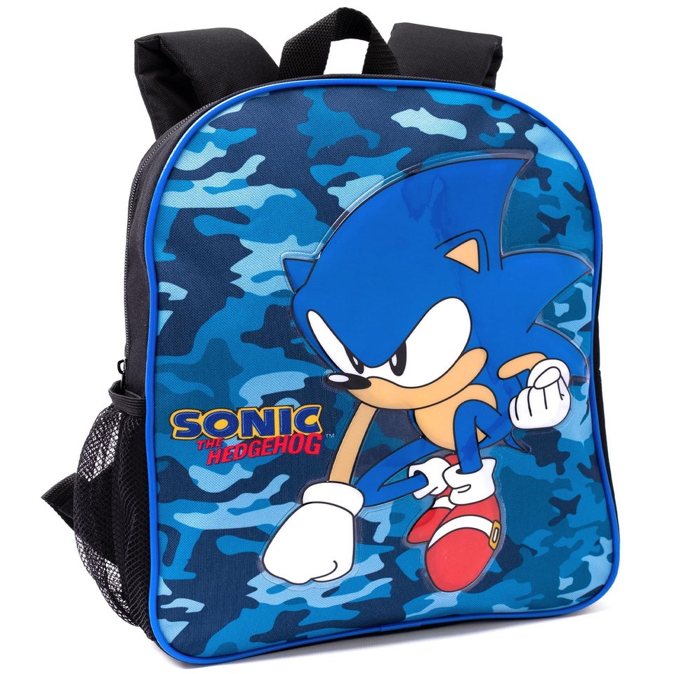 Sonic The Hedgehog 4 Piece Backpack Set