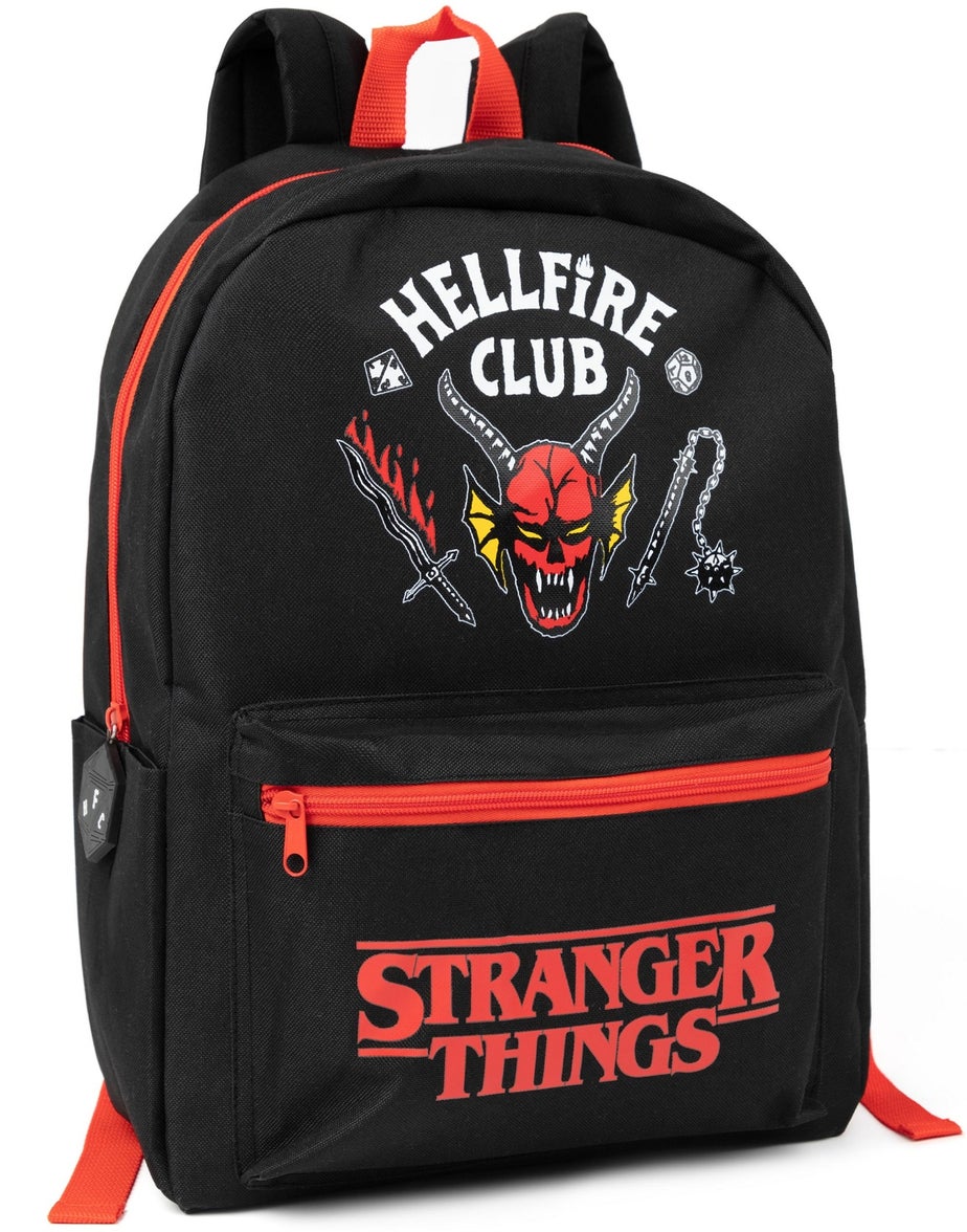 Stranger Things Hellfire Club Black Backpack