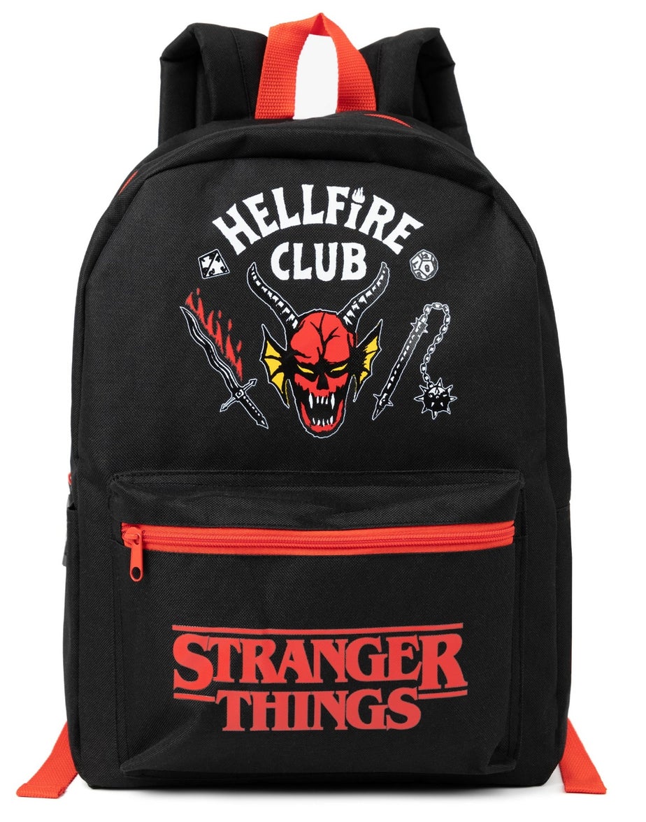 Stranger Things Hellfire Club Black Backpack