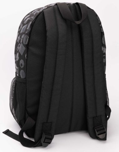 Super Mario All Over Print Black Backpack