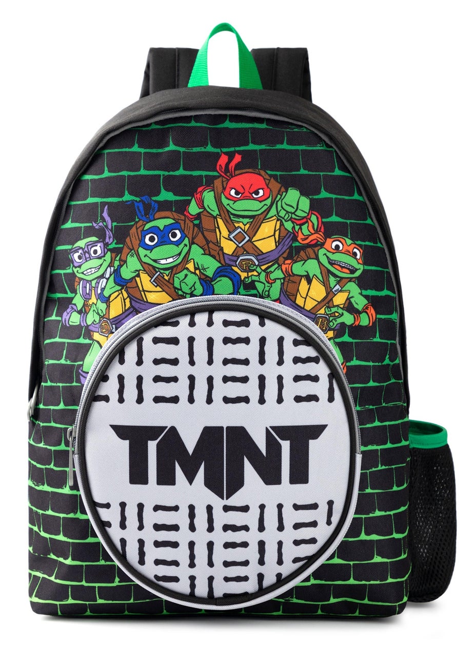 Vanilla Underground Teenage Mutant Ninja Turtles Sewers Pocket Kids Black Backpack