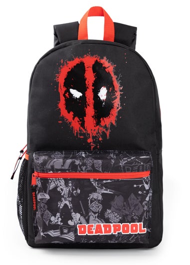 Vanilla Underground Marvel Deadpool Kids Black Backpack