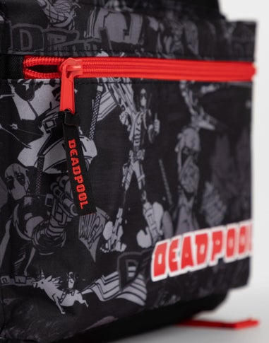 Vanilla Underground Marvel Deadpool Kids Black Backpack