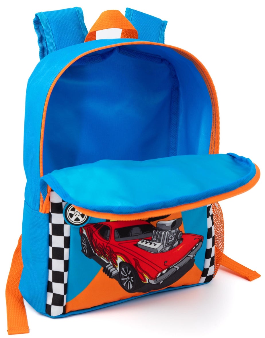 Hot Wheels Race Team Blue Backpack