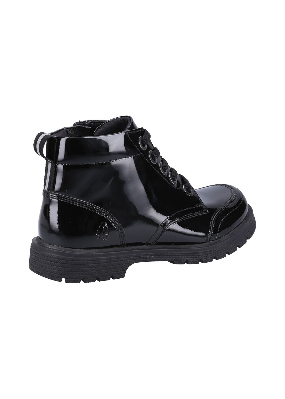 Hush Puppies Black Jolie Patent Senior Chelsea