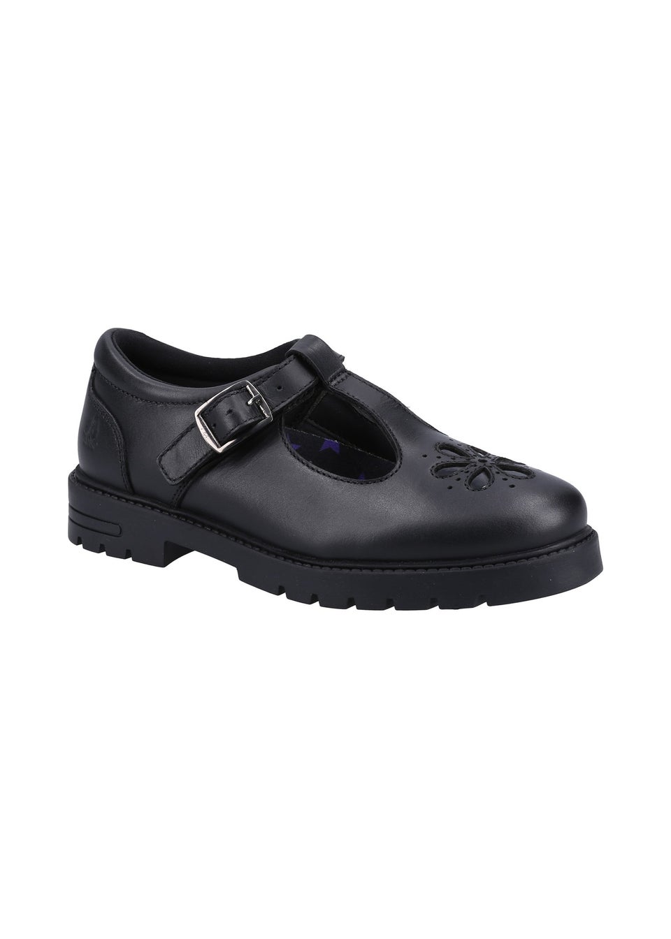 Hush Puppies Black Fiona Junior Shoe