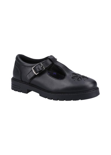 Hush Puppies Black Fiona Junior Shoe