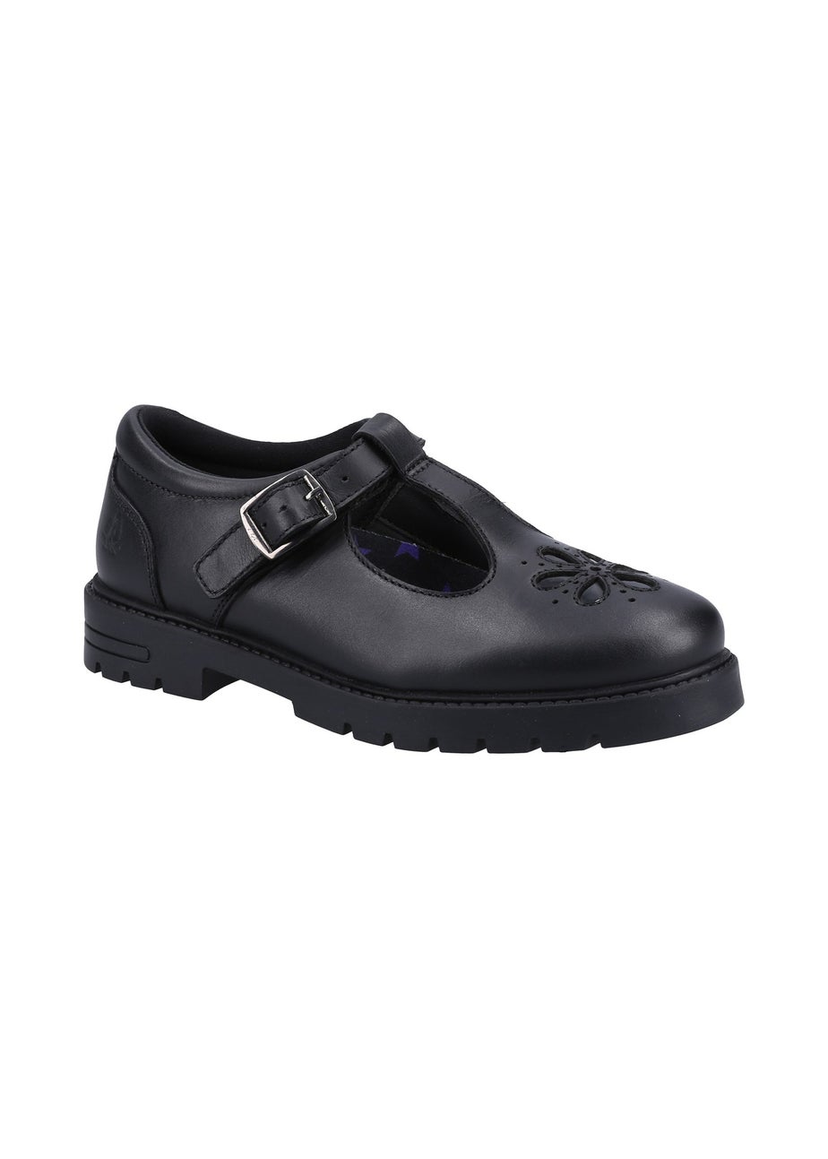 Hush Puppies Black Fiona Junior Shoe