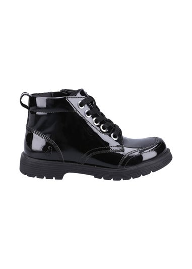 Hush Puppies Black Jolie Patent Junior Chelsea