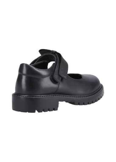 Hush Puppies Black Astrid Bow Senior