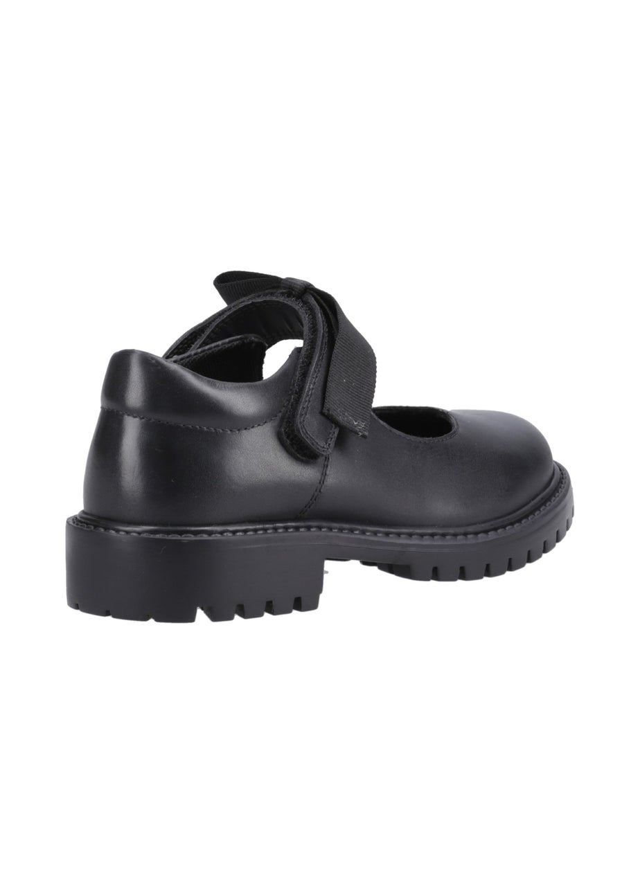 Hush Puppies Black Astrid Bow Senior