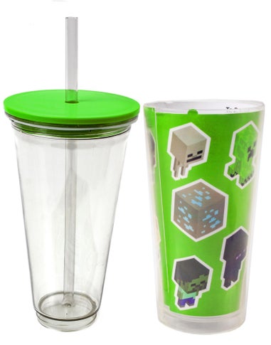 Minecraft Green Personalised Drinks Cup