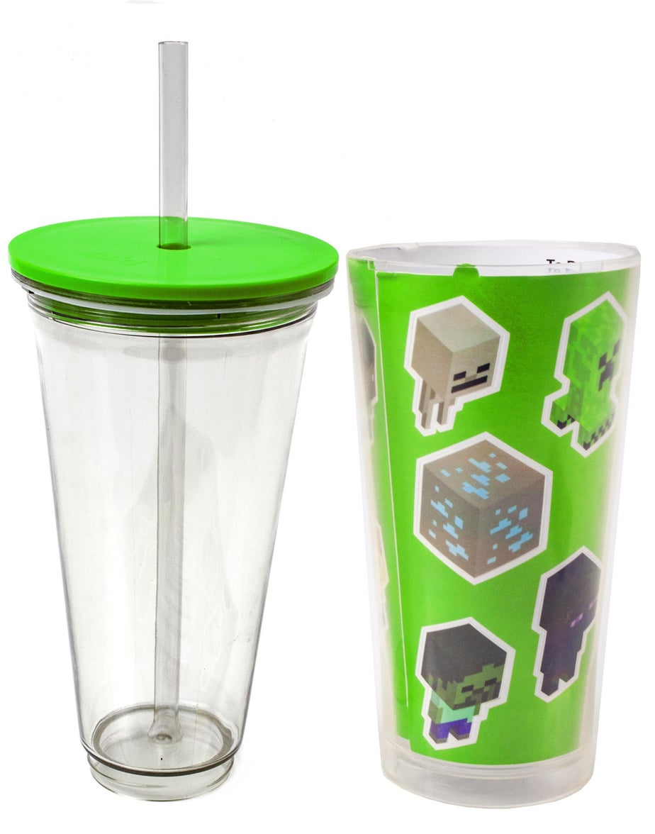 Minecraft Green Personalised Drinks Cup