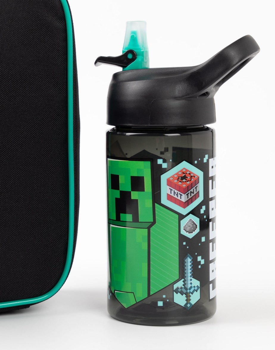 Vanilla Underground Minecraft Creeper 5 Piece Lunch Bag Set