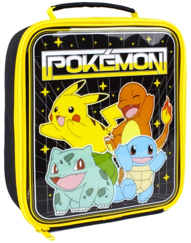Pokemon Multi Character Kids Lunch Bag, Lunch Box & Bottle Set
