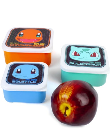 Pokemon Multi Character Kids Lunch Bag, Lunch Box & Bottle Set