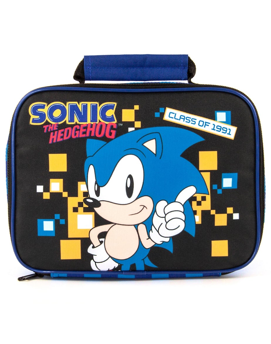 Sonic The Hedgehog Retro Style Gaming Lunch Bag
