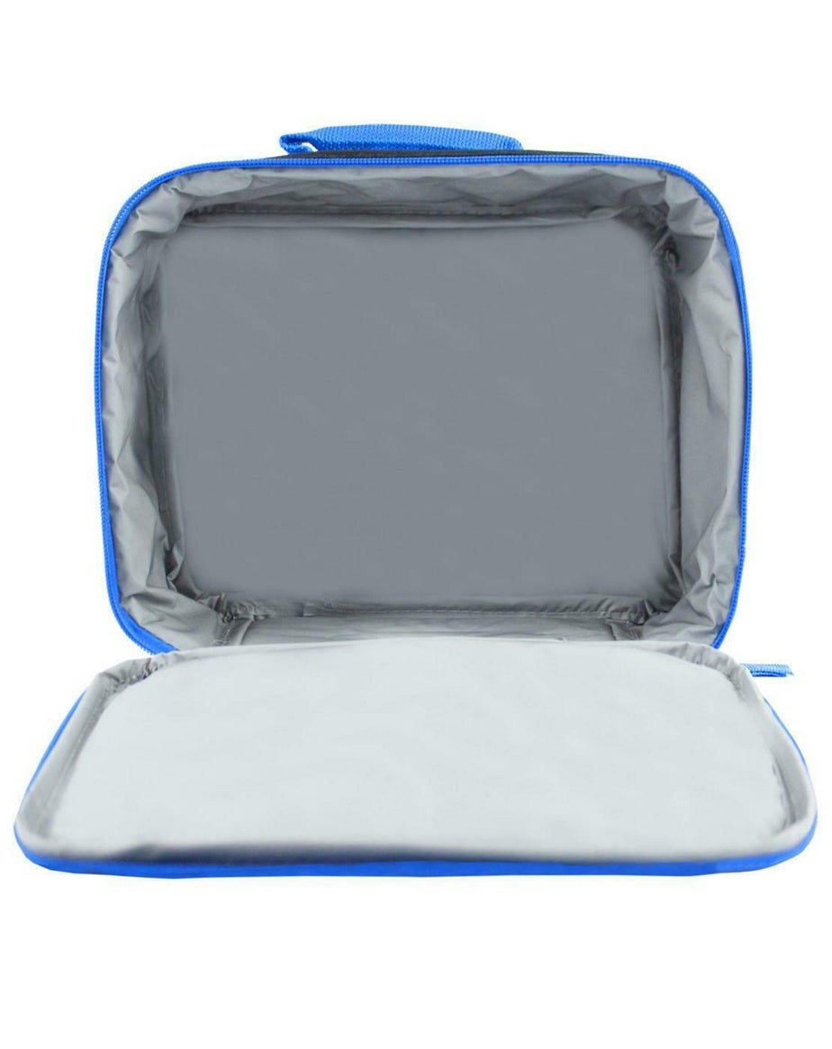 NASA Space Astronaut Kids School Zipped Compartment Black Lunch Box