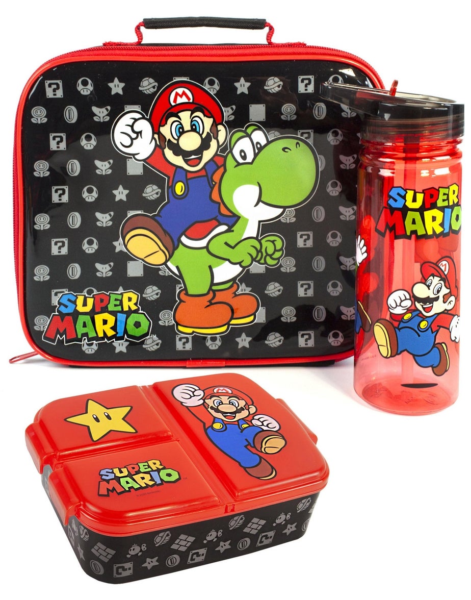 Nintendo Super Mario & Yoshi Lunch Bag Set