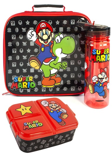 Nintendo Super Mario & Yoshi Lunch Bag Set