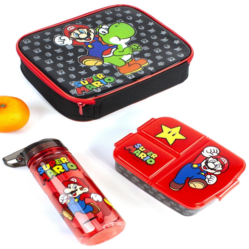 Nintendo Super Mario & Yoshi Lunch Bag Set