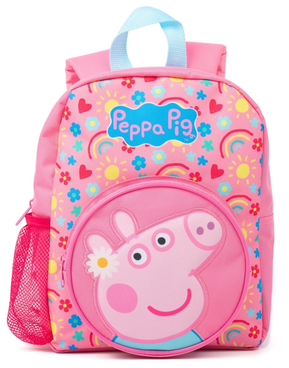 Peppa Pig Pink Backpack 4 Piece Set