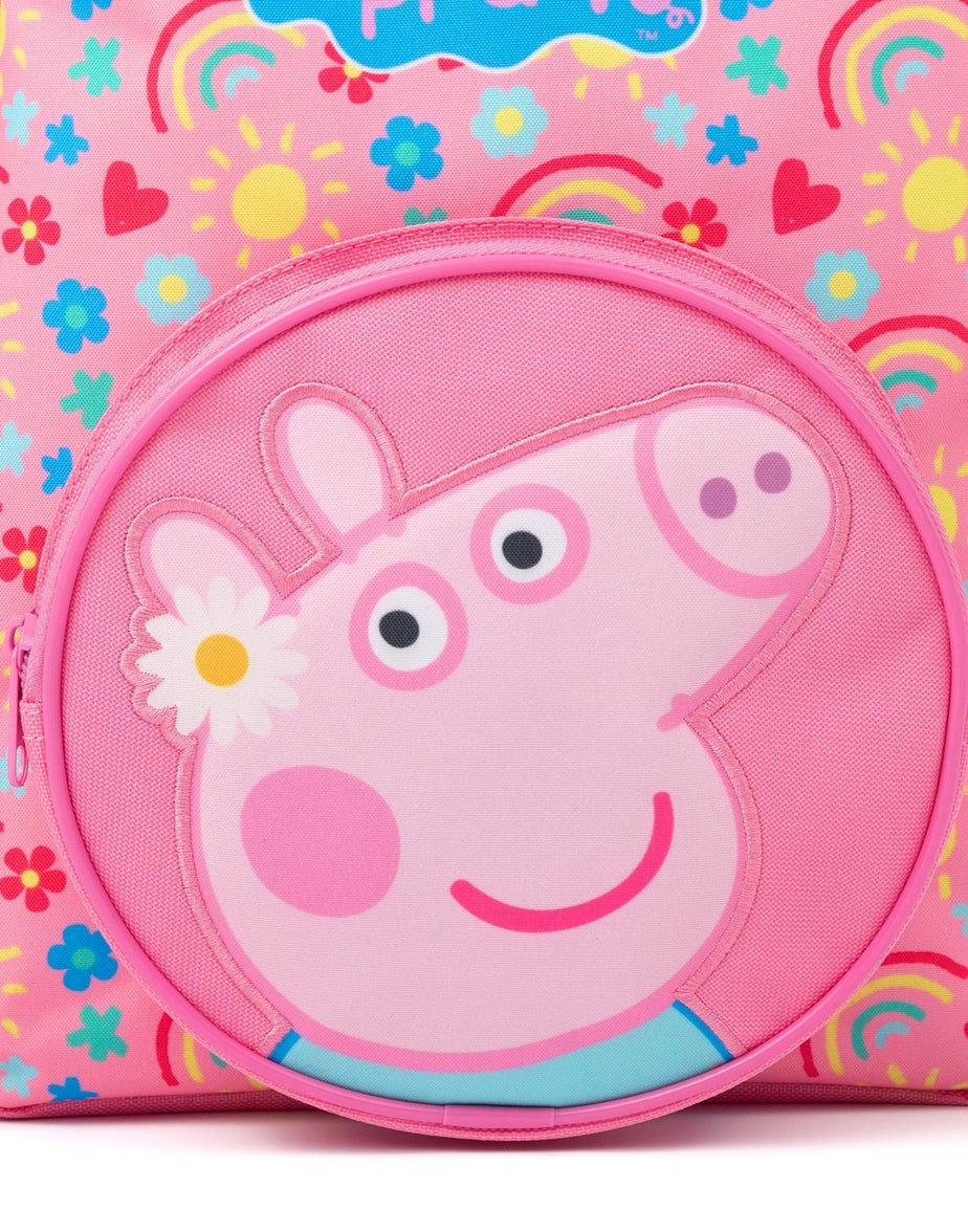 Peppa Pig Pink Backpack 4 Piece Set